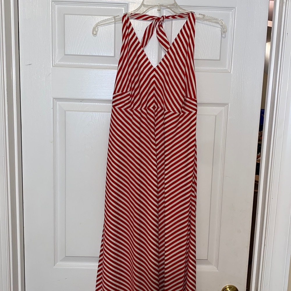 Red and white stripe Liz Claiborne Sundress